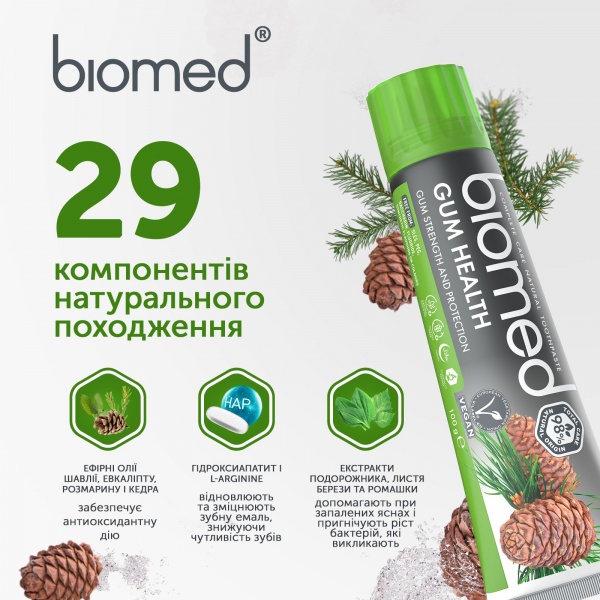 Зубна паста BioMed Здоров’я ясен 100 г