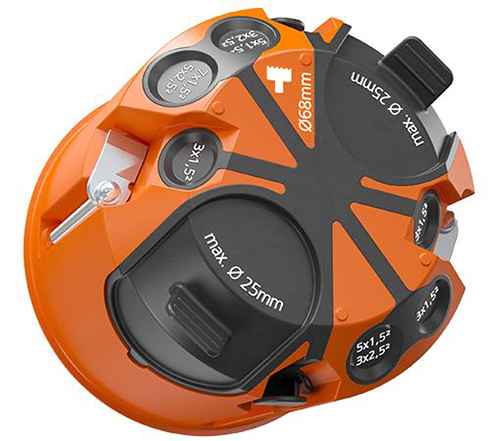 Коробка монтажна Kaiser для г/к герметична самозатухаючий ПВХ 9263-22 