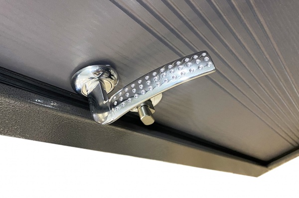 Двері вхідні Міністерство дверей КУ-Л3/262 бергамо антрацит 2050x960 мм праві