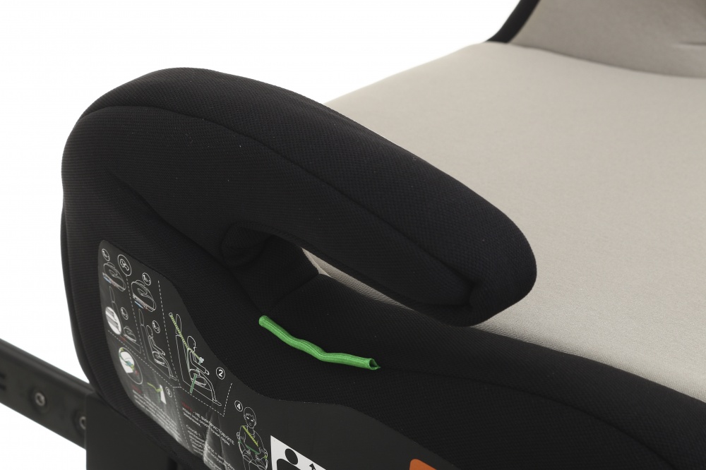 Автокрісло-бустер Eternal Shield Champion II CC15-B з isofix сірий із чорним