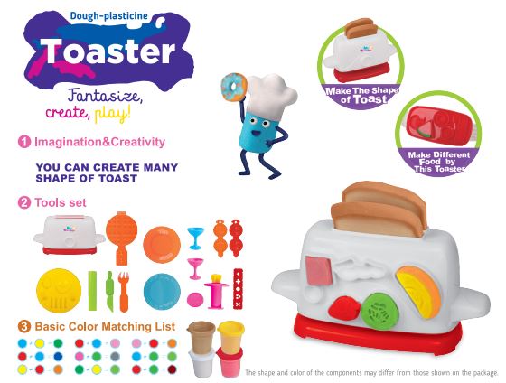 Набор для лепки DGT-ART Тостер TY4452