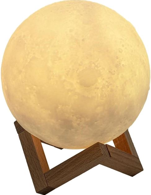 Ночник 3D Led Berger 0,5 Вт белый 1039-NL-12 Moon 3D RGB