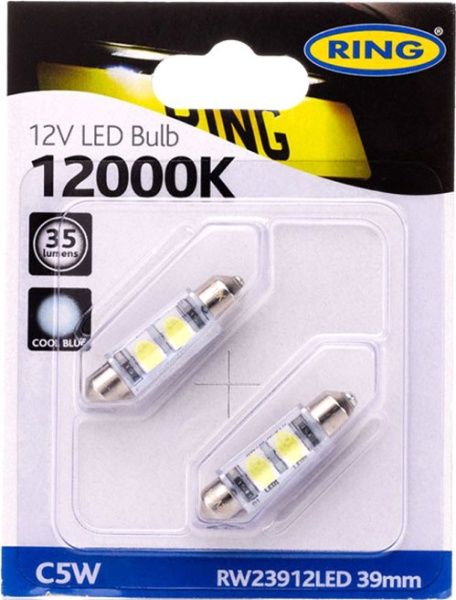 Лампа светодиодная RinG (RW23912LED) SV8,5-41mm SV8.5 12 В 0,05 Вт 2 шт 12000