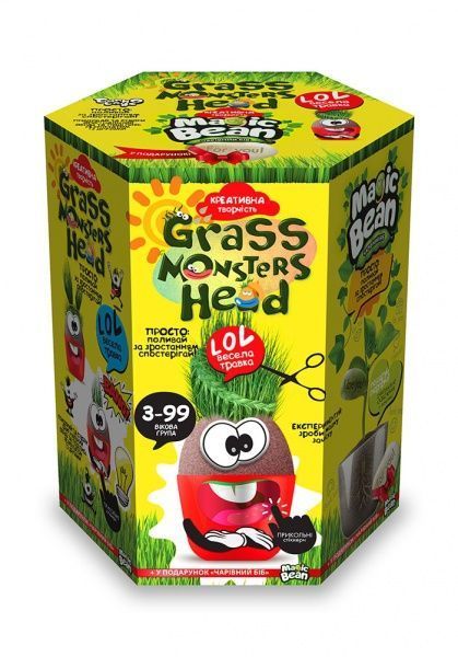 Ігровий набір Danko Toys GRASS MONSTERS HEAD укр. (8) в асортименті