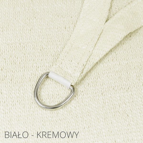 Тент-парус HDPE треугольник 4,2x4,2x6 м белый 