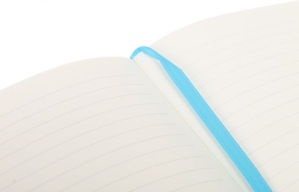 Блокнот Первые цветы 21x14,5 см голубой