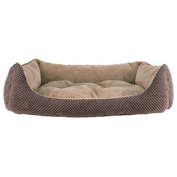 Лежак FX home Armando Brown коричневий 65х50х18 см