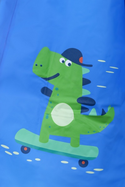 Дождевик для мальчика Susino Динозавры р.110 голубой RP213 L (110-125) 