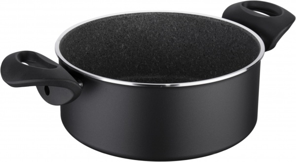 Кастрюля с крышкой Bologna Granitium 20 см 9N25D-20 Ballarini