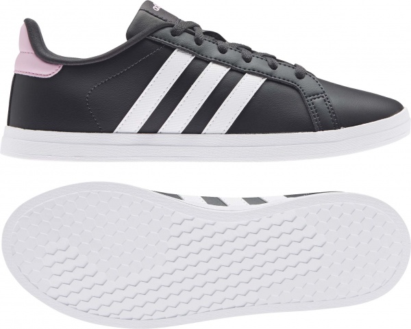 Кроссовки Adidas COURTPOINT H01963 р.UK 4,5 черный
