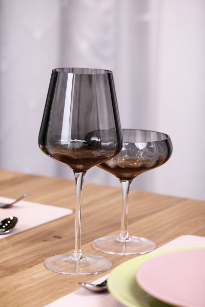 Бокал для вина Optic Grey 19-3589A 530 мл 1 шт. Wrzesniak Glassworks 