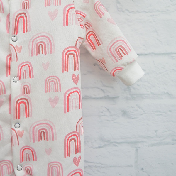 Человечек для девочки Blanka Радуга р.74 бежевый 110169 