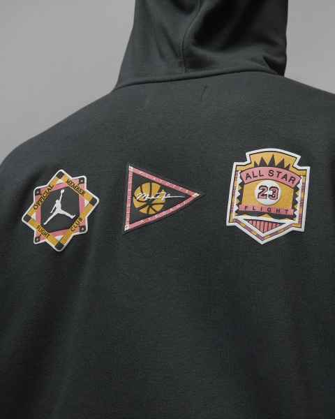 Джемпер Nike M J FLT MVP FLC FZ DX9708-045 р. 2XL чорний