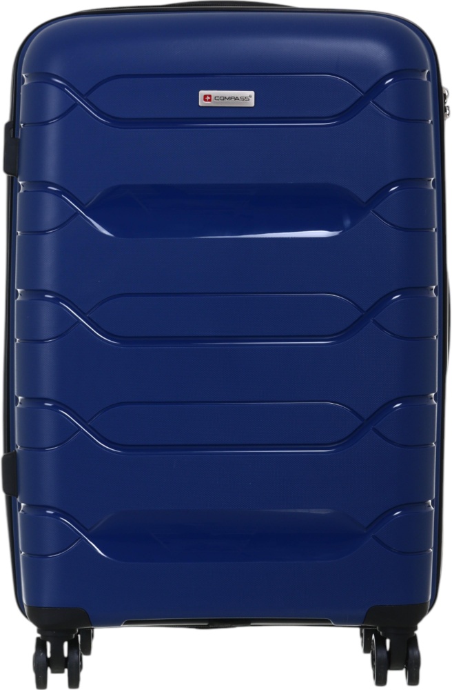 Валіза Compass №XY007 M 59 л синій 60x41x24 см