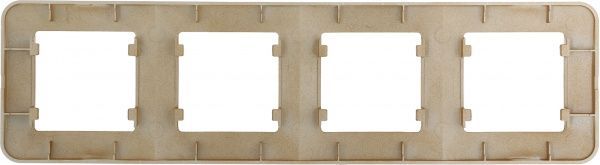 Рамка чотиримісна Makel Lillium Natural горизонтальна дуб