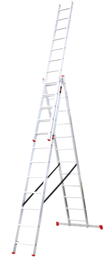 Лестница 3-секционная универсальная BauGut Meister 3T 3x12