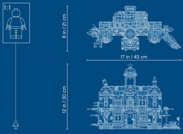 Конструктор LEGO Hidden Side Школа із привидами в Ньюбері 70425