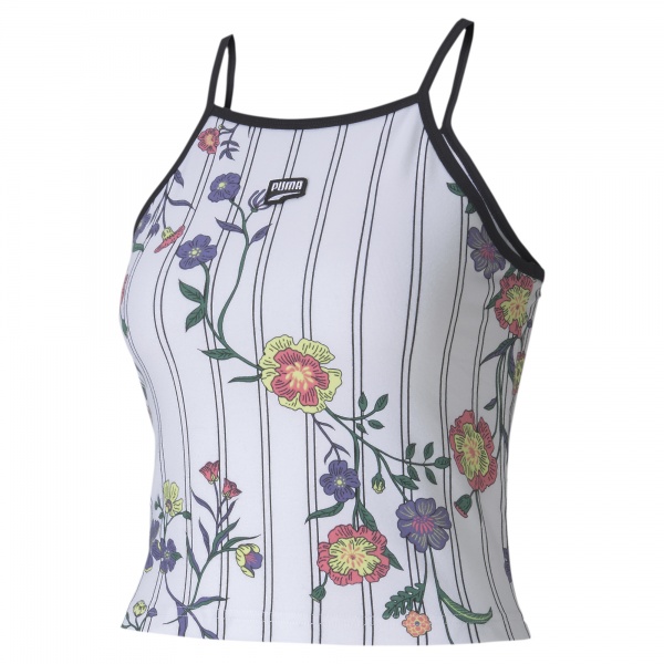 Футболка Puma Downtown AOP (tight) Tank 59628602 р.L білий