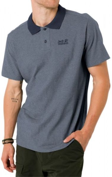 Поло Jack Wolfskin PIQUE POLO MEN 1804653-1010 L темно-синій