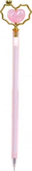 Ручка гелевая Розовое сердце 