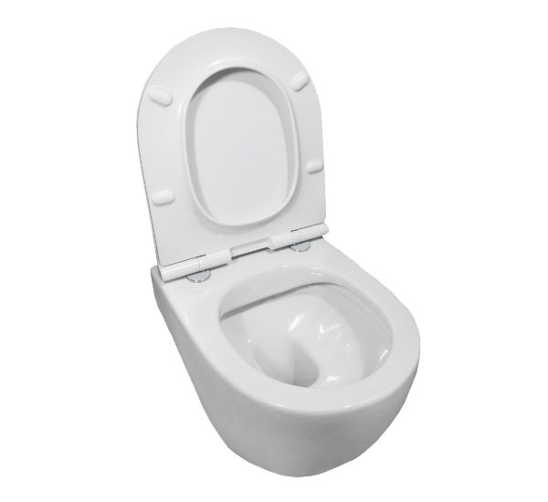 Унитаз подвесной ROCA Meridian Rimless с сиденьем Slim Soft Close