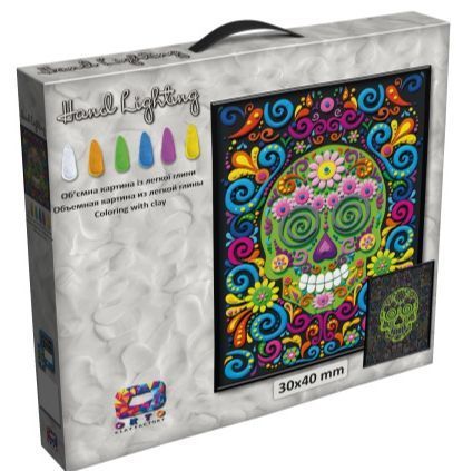 Картина з легкої глини Handlighting Череп OKTO 