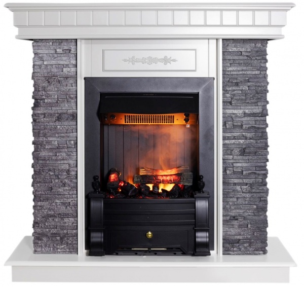 Камінокомплект ASTRA FLAME Манітоба Grey + Прометей