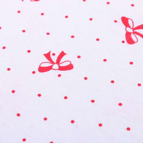 Боди для девочки Фламинго 48 159-127 р.68 белый с рисунком 