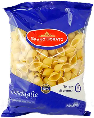 Макарони ТМ GRANO DORATO Ракушки 500г (CONCHIGLIE) 