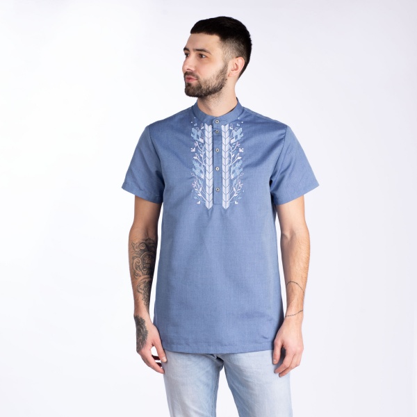 Вишиванка Едельвіка синій р. 64 372-22/00 