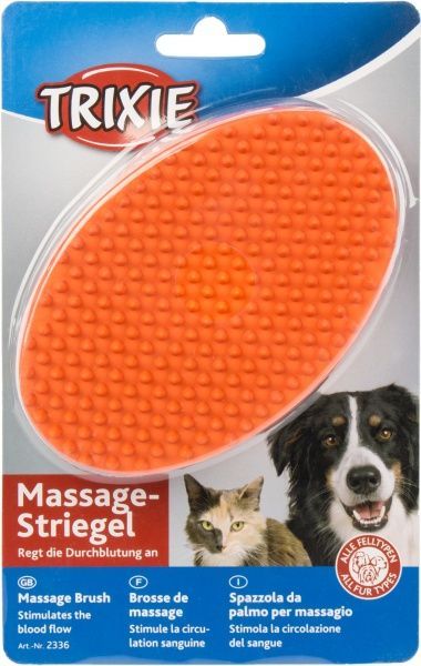 Щетка TRIXIE резиновая 9х13 см 2336