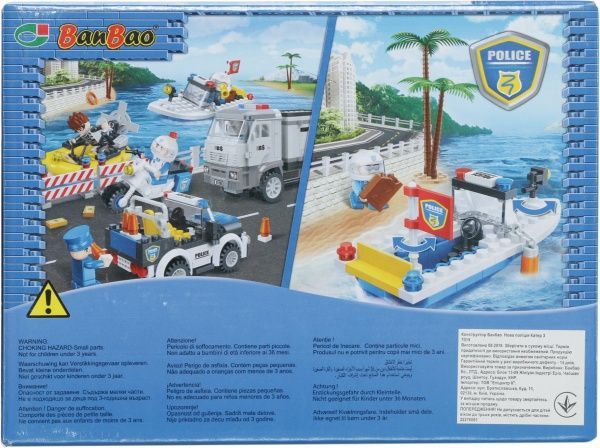 Конструктор BanBao Новая полиция Катер 3