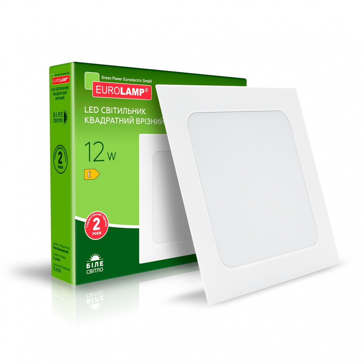Светильник встраиваемый (Downlight) Eurolamp 12 Вт 4000 К белый LED-DLS-12/4(new) — фото 1
