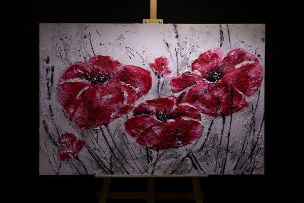 Картина Червоні маки 80x120 см Юрис Проф Арт 