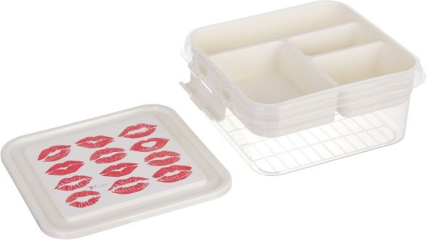 Органайзер Fashion kiss 25х26х11 см білий із червоним 