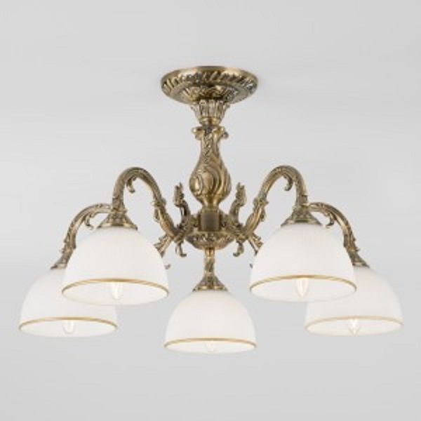 Люстра стельова Strotskis Caldera 5x60 Вт E27 антична бронза 60106/5 