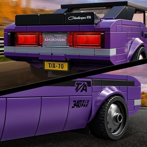 Конструктор LEGO Speed Champions Mopar Dodge//SRT Top Fuel Dragster and 1970 Dodge Challenger T/A 76904