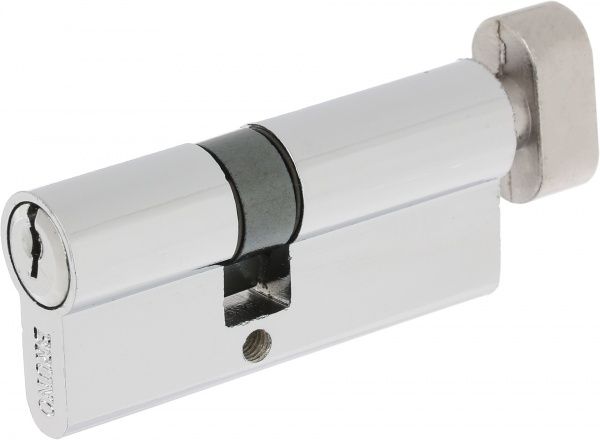 Цилиндр Bruno 40x30 ключ-вороток 70 мм хром