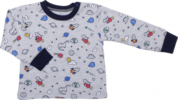 Піжама дитяча для хлопчика Фламінго 109-307 р.80 меланж 