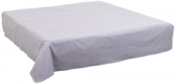 Простирадло 2.0 Basic Північне Сяйво преміум 220x240 см сірий Luna 