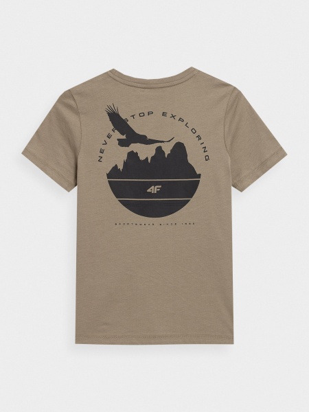 Футболка 4F 4FJSS23TTSHM321-83S р.134 бежевий