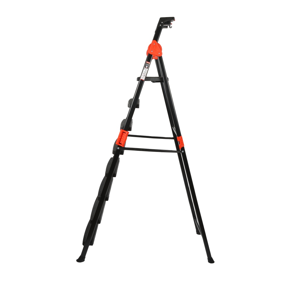 Драбина-стрем’янка BauGut PRO 8 сходинок 250 кг з органайзером