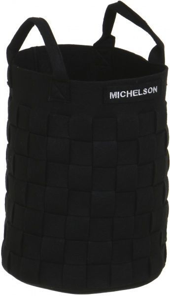 Корзина интерьерная Michelson h48 d37 черная 