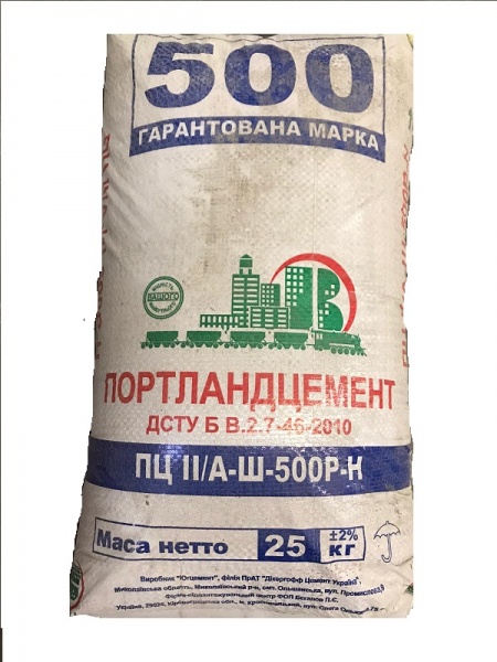 Цемент ПЦ II/АШ 500 25кг