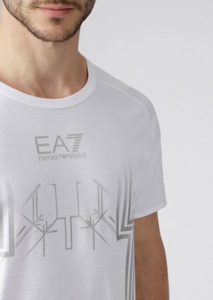 Футболка EA7 JERSEY_T-SHIRT 3GPT78-PJV8Z-1100 L білий