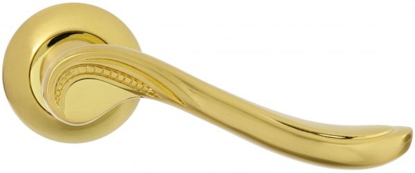 Ручка на розетке  Linde А-2009 полированная латунь