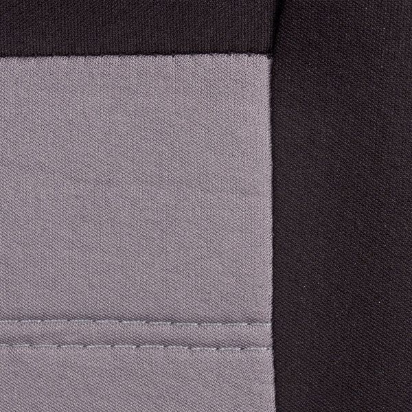 Комплект чехлов на сиденья Vitol JX161079P-Full (10) черный с серым