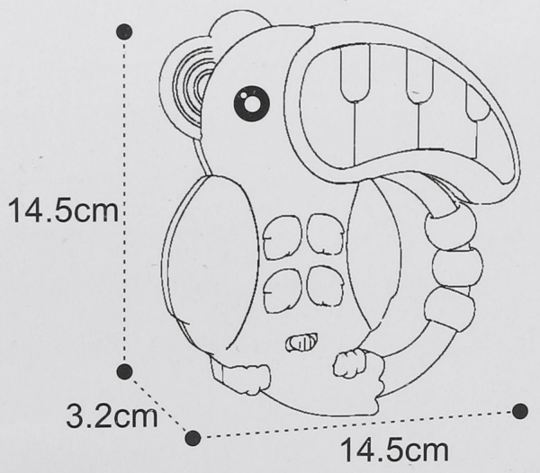 Игрушка музыкальная Hang Wing IC Какаду HW20115328