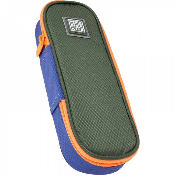 Рюкзак школьный KITE (пенал + сумка) WK 702 сине-зелёный 48286