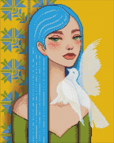 Алмазная мозаика Набор со стразами Идейка Весточка от любимого 40х50см Идейка 